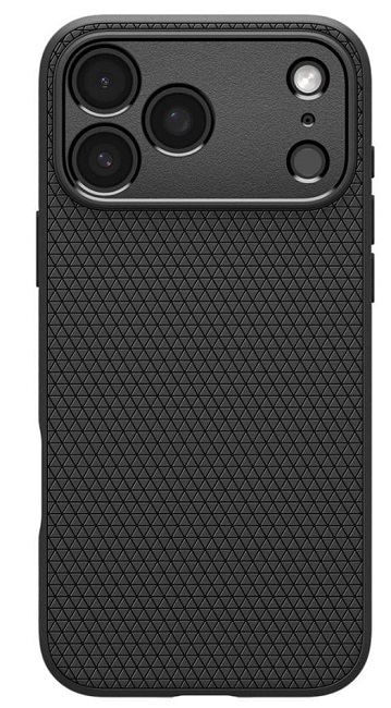 Carcasa Spigen Liquid Air compatibila cu iPhone 17 Pro Max, Negru - imagine 3