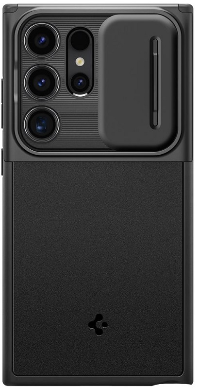 Husă Spigen - Optik Armor, Galaxy S24 Ultra, negru