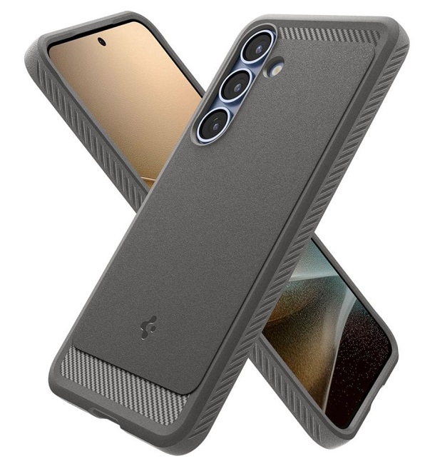 Husă Spigen - Rugged Armor, Galaxy S25, MagSafe, gri