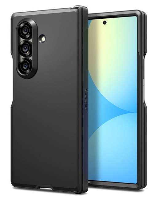 Carcasa Spigen Tough Armor Pro cu MagSafe, compatibila cu Samsung Galaxy Z Fold 7, Negru - imagine 3
