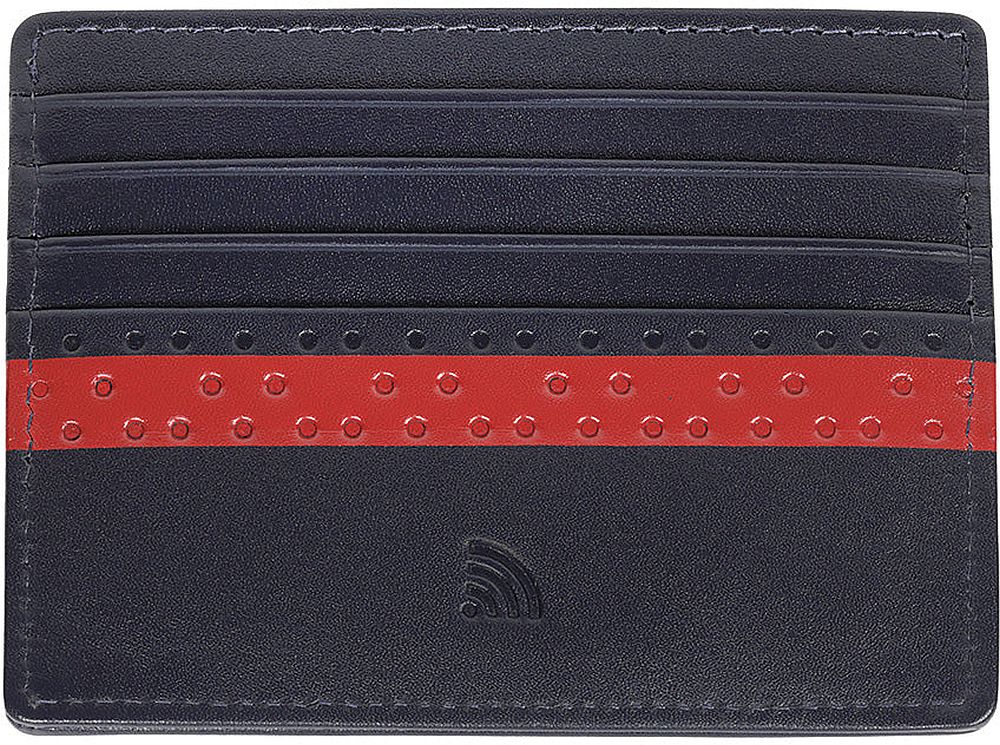 Husă pentru carduri Zippo Navy Blue - Orizontală