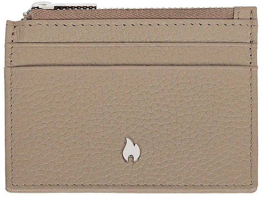 Husă pentru cărți  Zippo Signature - RFID protecție, cu fermoar, bej