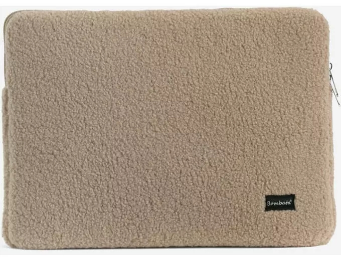 Husă pentru laptop Bombata - Teddy, 16'', bej