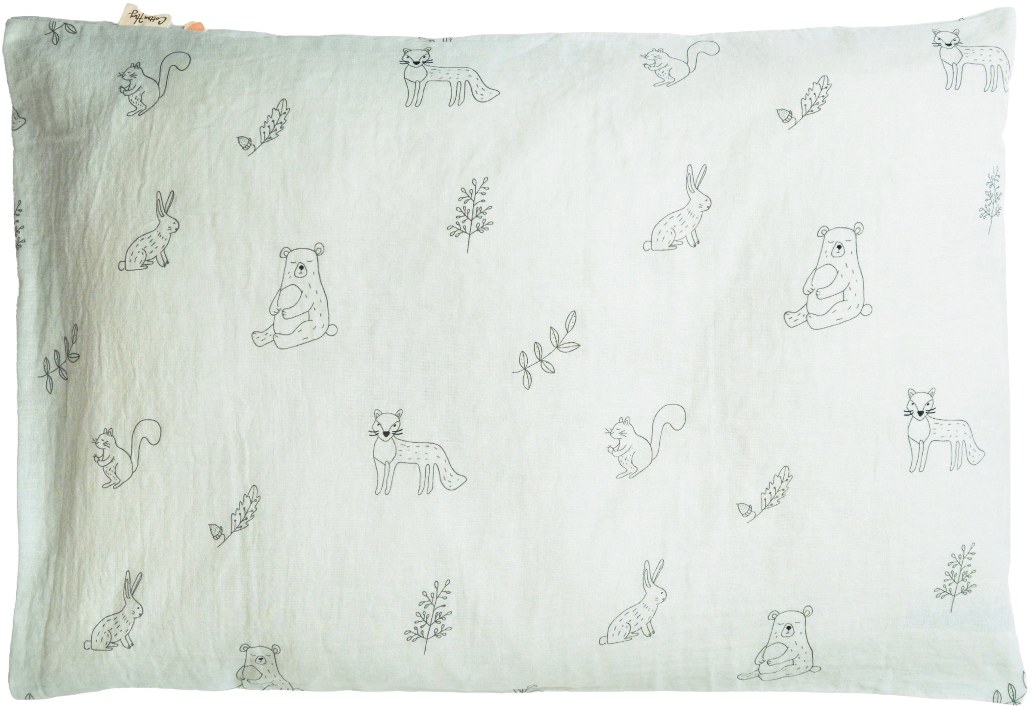 Față de pernă Cotton Hug - animale de pădure, 40 х 60 cm