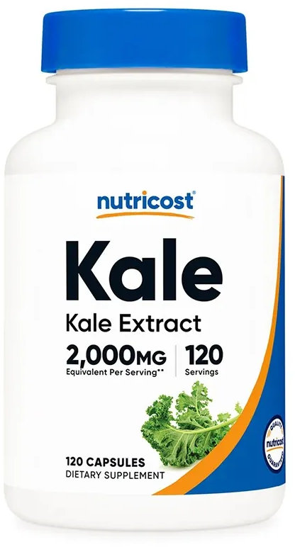 Kale, 200 mg, 120 capsule , Nutricost