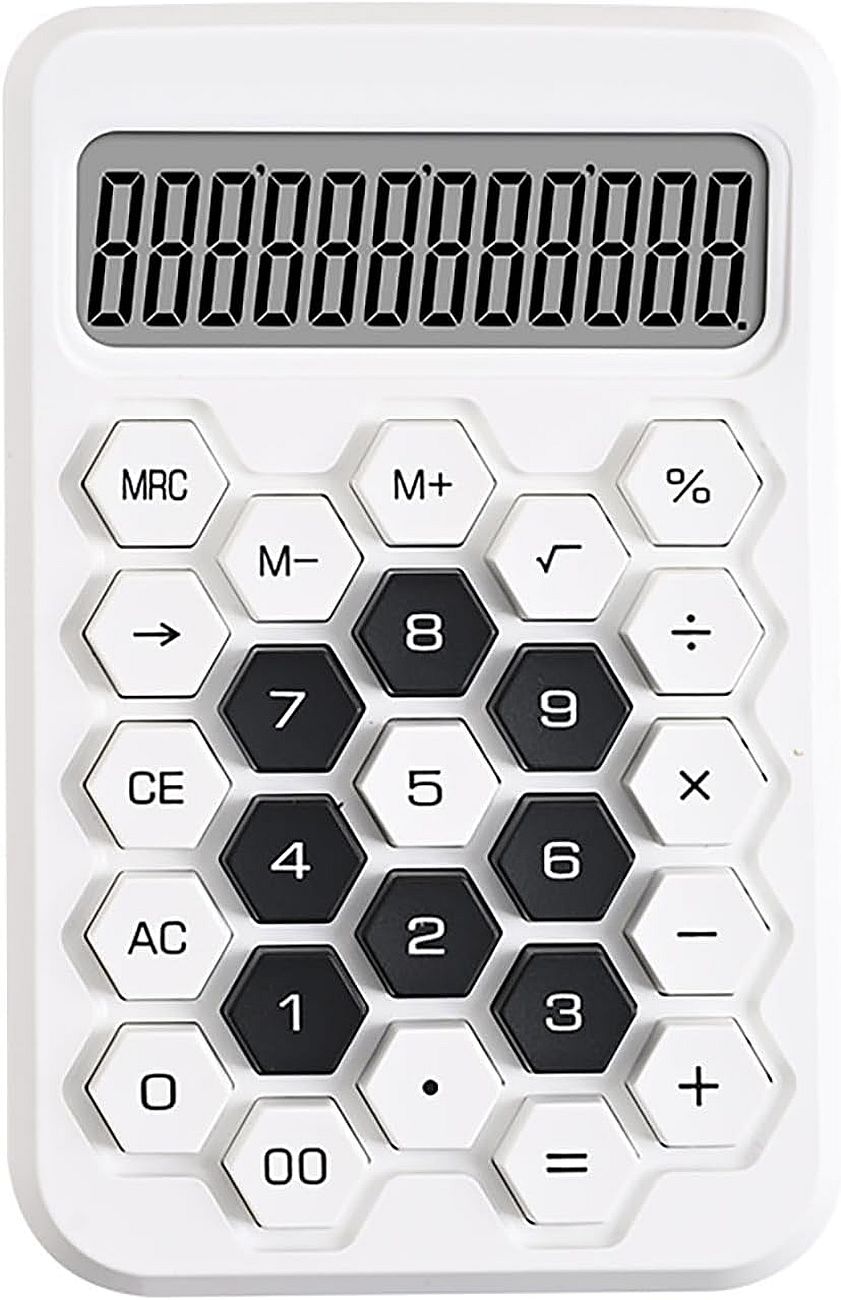 Calculator B-Max Color - Hexagon, 12 cifre, sortiment