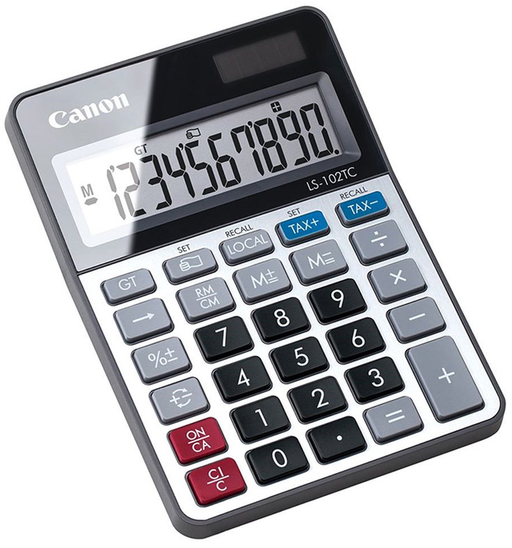 Calculator Canon - LS-102TC, 10 cifre, gri