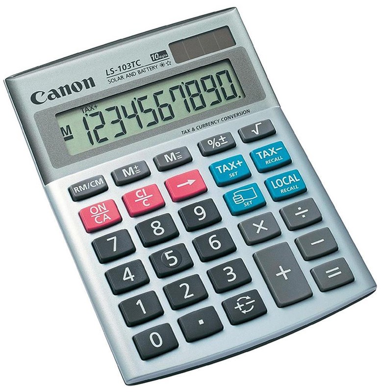 Calculator Canon - LS-103TC, 10 cifre, gri