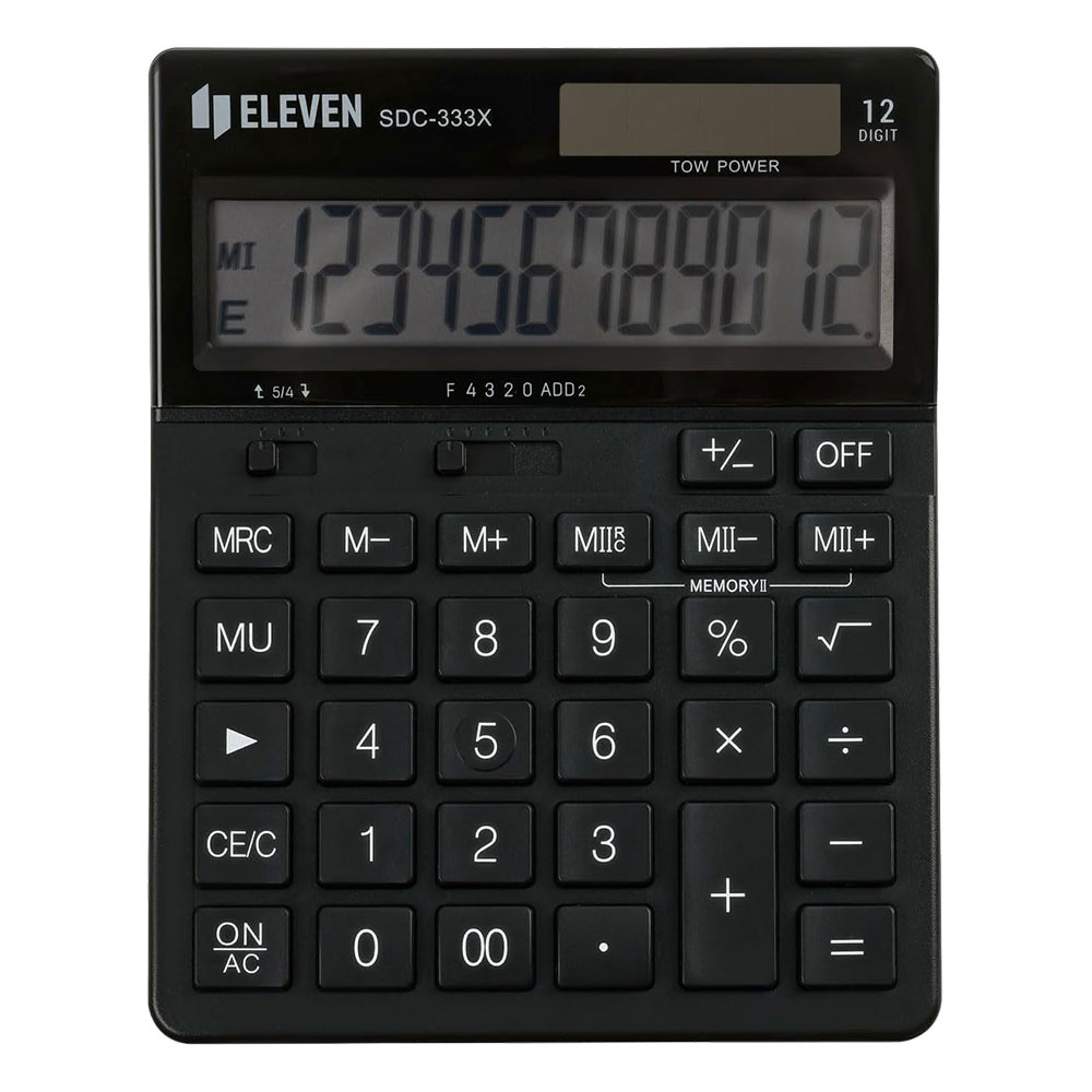 Calculator Eleven - SDC333XBK, negru