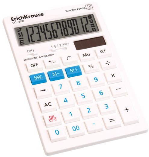 Calculator de birou Erich Krause - CC-352, Afisaj cu 12 cifre