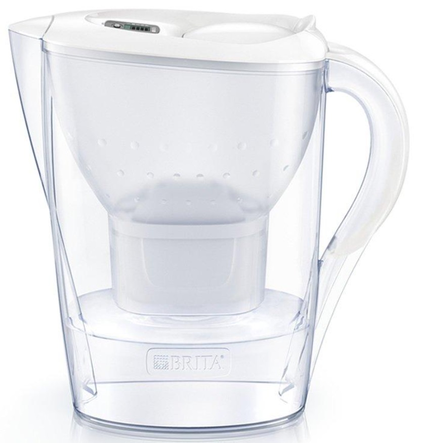 Cană de filtrare apă BRITA - Marella XL Memo Pro, 3.5 l,  3 filtre, alb