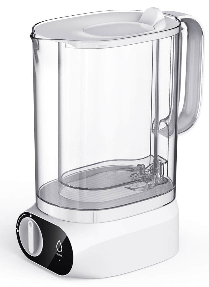 Cană pentru filtrare Elixir - UP, 2.7 l, automată, albă