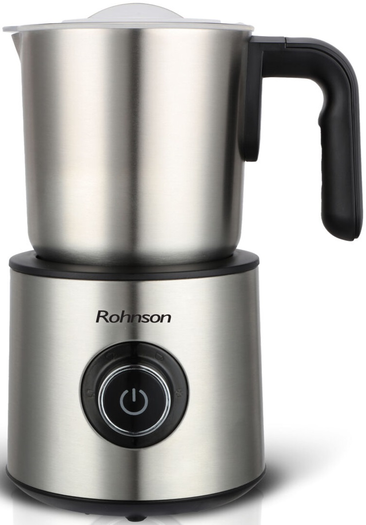 Spumator de lapte Rohnson - R-4425, 600W, 0.25 l, gri