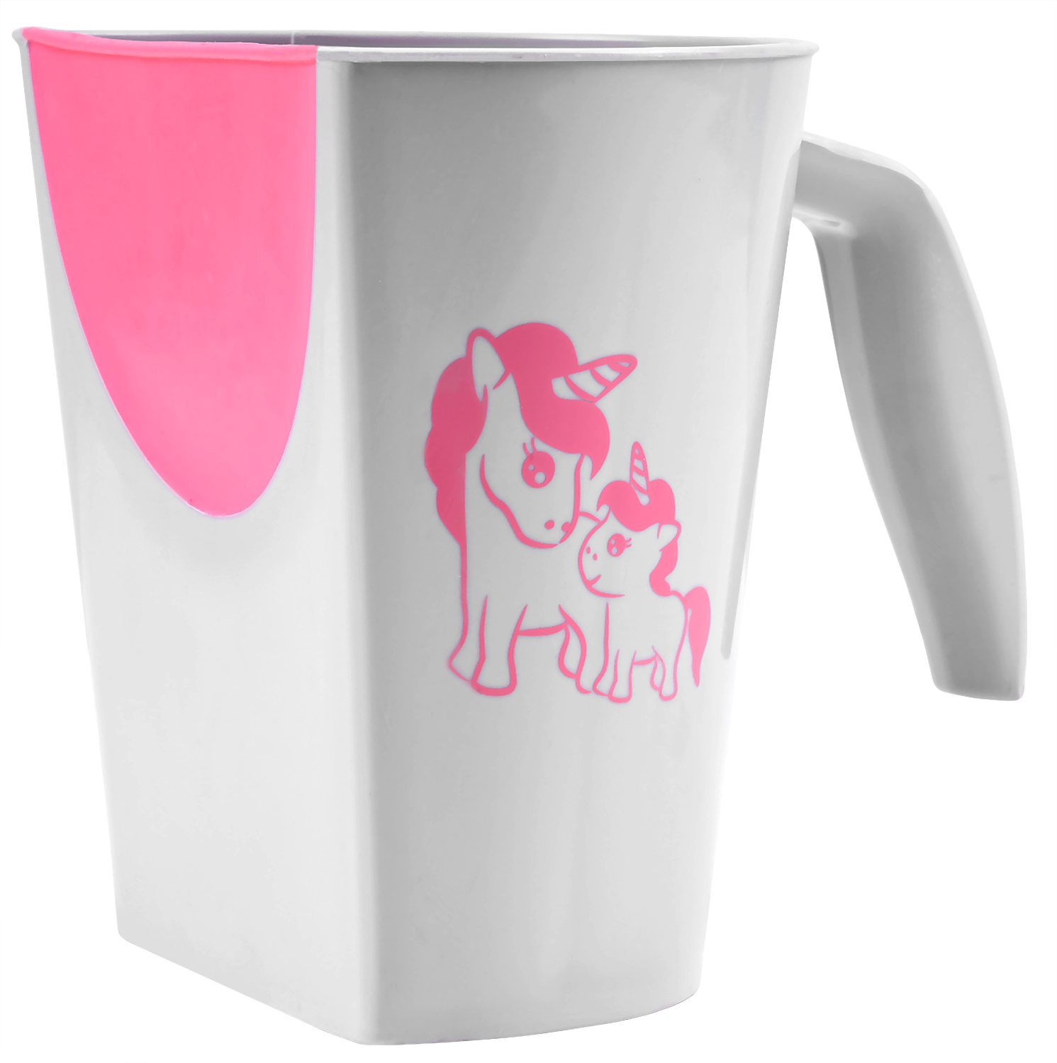 Cupa de clătire Babyono - Gri cu unicorn