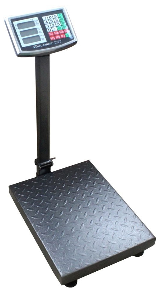 Cântar Elekom – EK-150 TCS, 150 kg, alb/albastru
