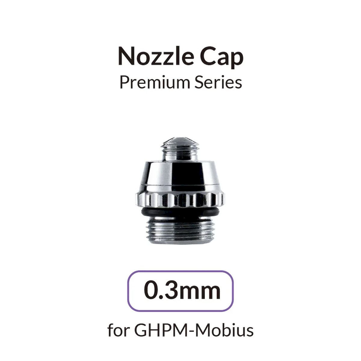 Capac pentru duză de aerograf Gaahleri - Premium Series, GHPM-Mobius, 0.3 mm (GAA-40928)