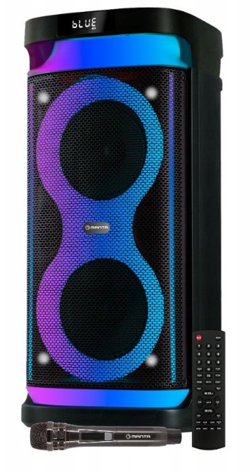 Boxă karaoke Manta - ARGOS, cu microfon wireless