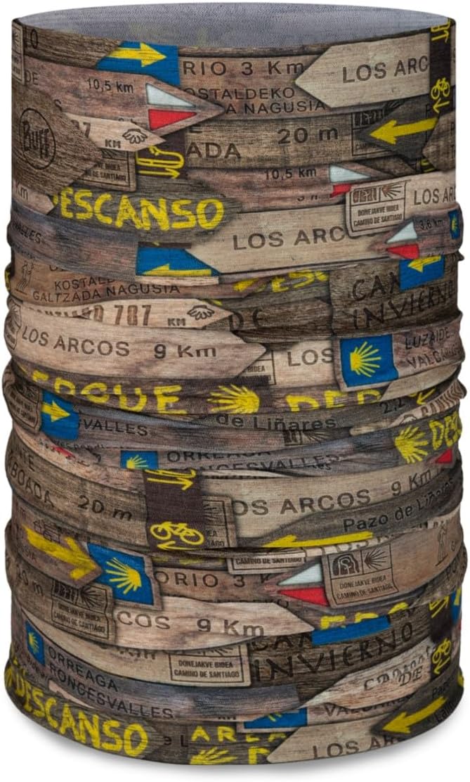 Eșarfă de cap BUFF - Coolnet UV Camino Destinos, multicolor