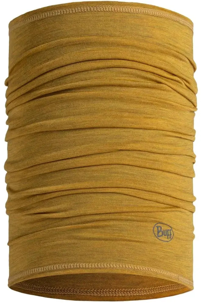 Eșarfă de cap BUFF - Merino Lightweight Multistripes Maize, galben