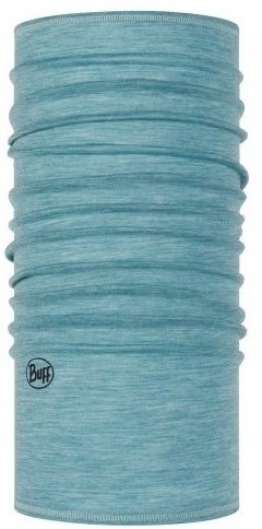 Eșarfă de cap BUFF - Merino Wool Solid Pool, albastru