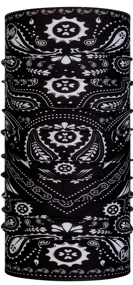 Eșarfă de cap BUFF - Original New Cashmere, negru/alb