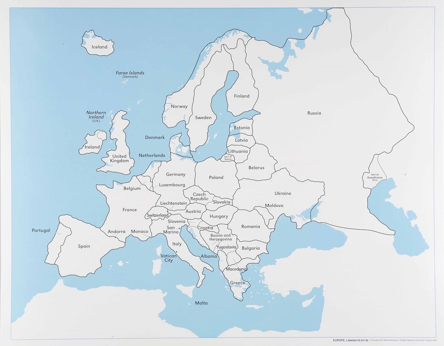 Harta Europei Smart Baby