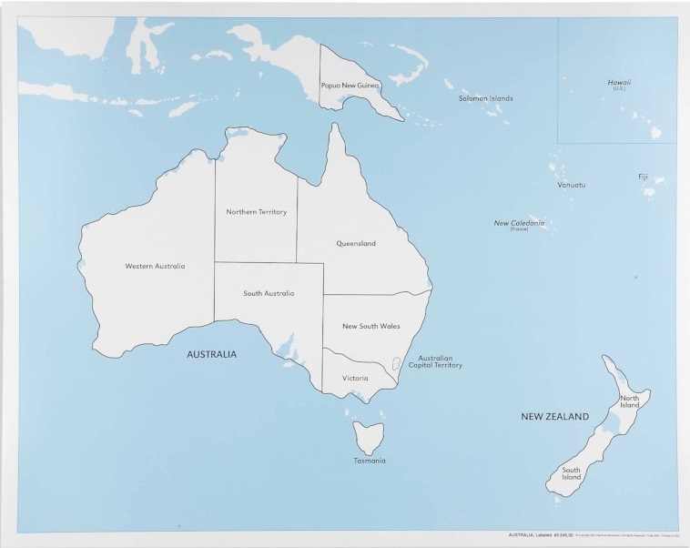 Harta Oceania Smart Baby