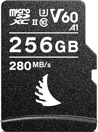 Card de memorie  Angelbird - AV PRO V60, 256GB, MicroSDXC, C10 + adaptor