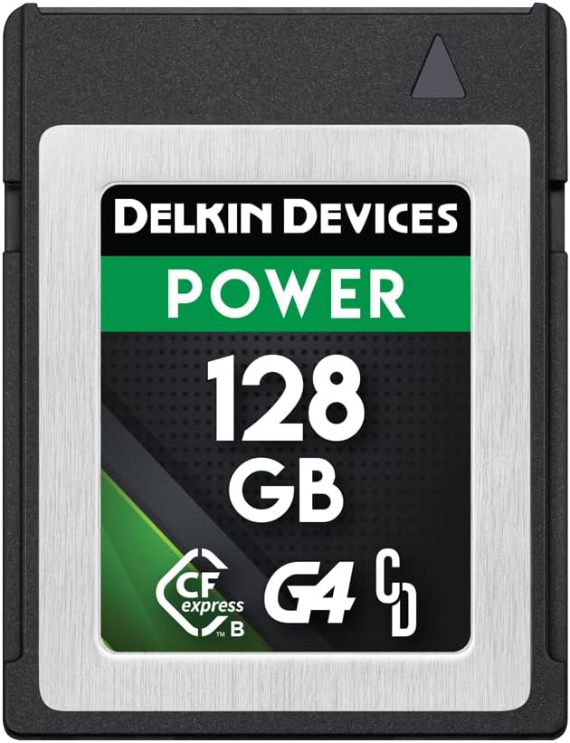 Card de memorie Delkin - Power G4, 128GB, CFexpress Type B 3.0