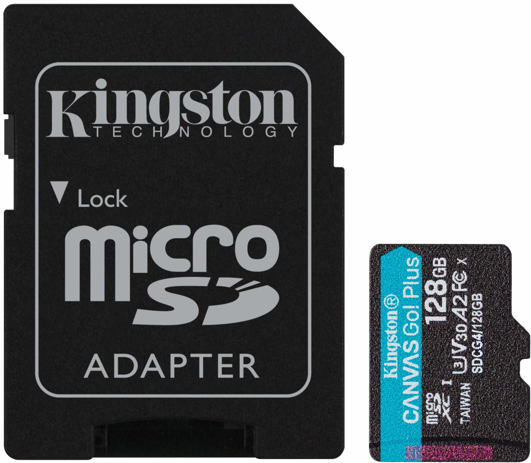 Card de memorie Kingston - Canvas Go! Plus Gen 4, 128GB, microSD,…