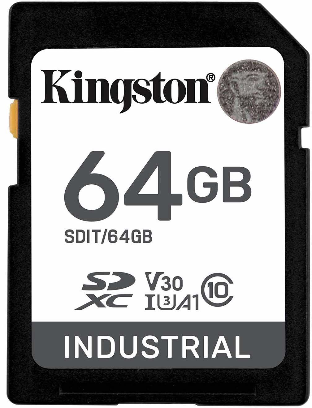 Card de memorie Kingston - Industrial SD, 64GB, SDXC, Class 10