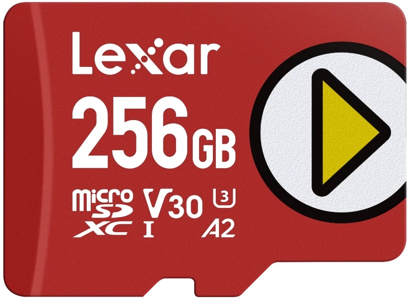 Card de memorie Lexar - PLAY, 256GB, microSDXC, UHS-I , C10, A2, V30, U3