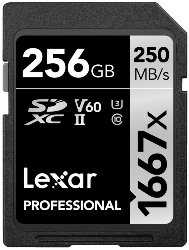 Card de memorie  Lexar - Professional, 256GB, SDXC, Class10