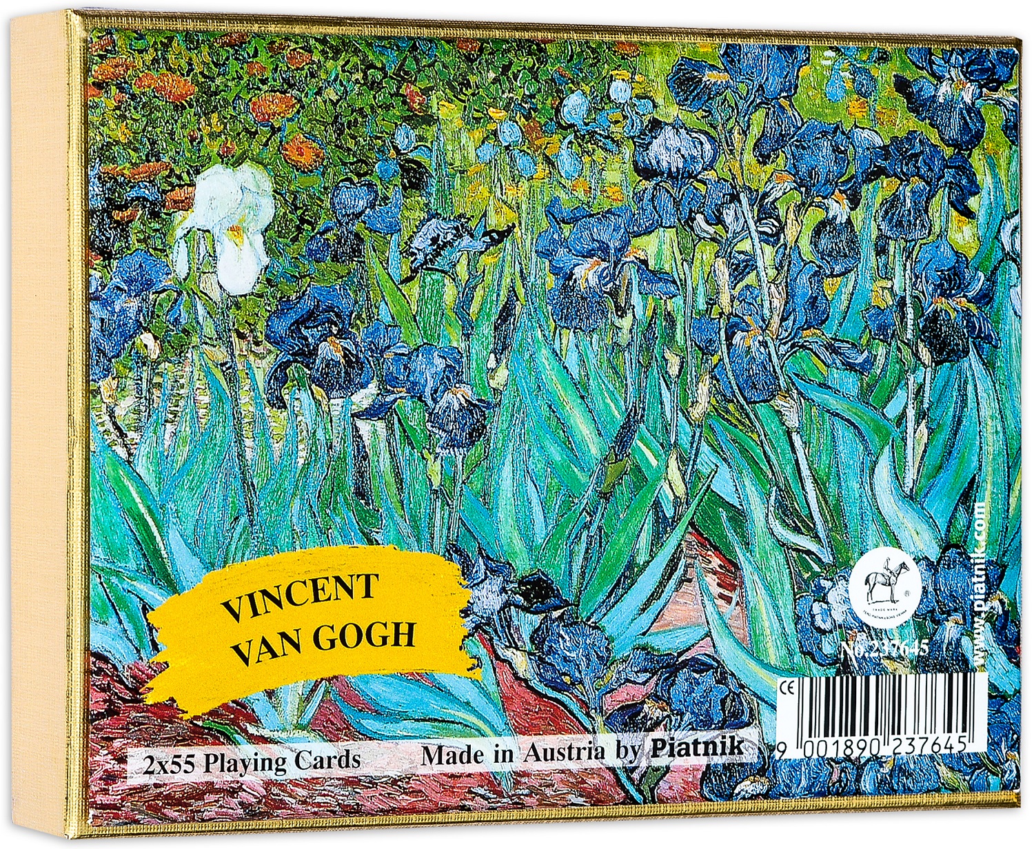 Cărți de joc Piatnik - Van Gogh - Iris (2 pachete)