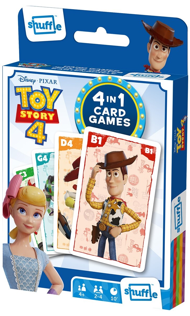Cărți de joc Cartamundi - Toy Story, 4 în 1