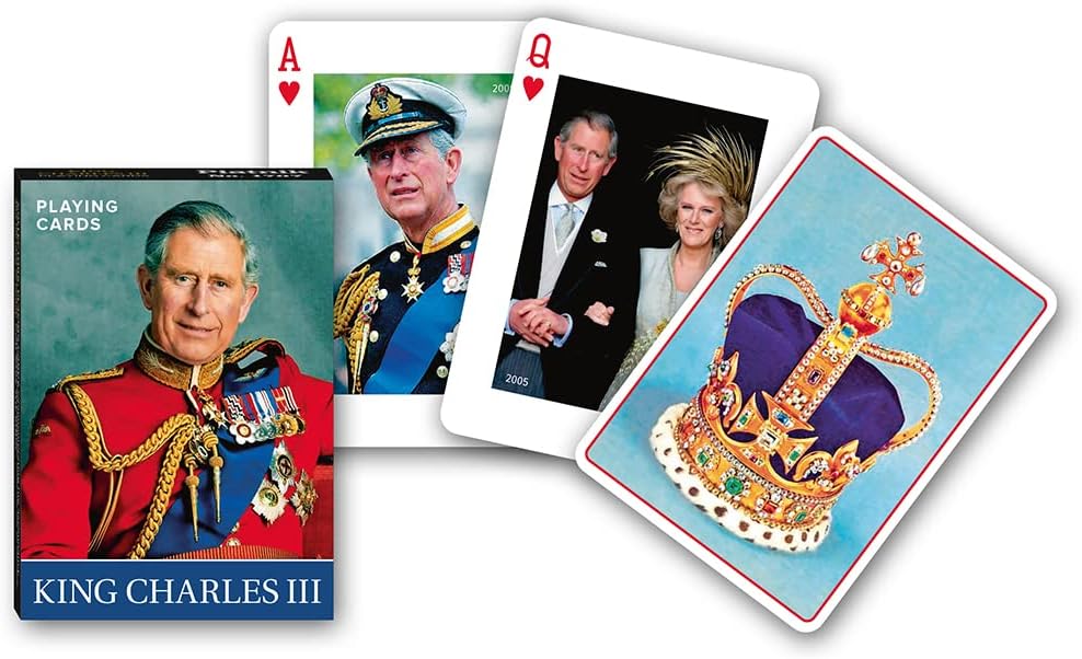 Cărți de joc Piatnik - King Charles III