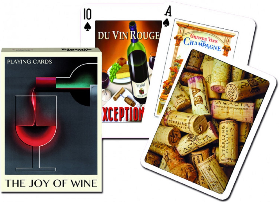 Cărți de joc Piatnik - The Joy Of Wine