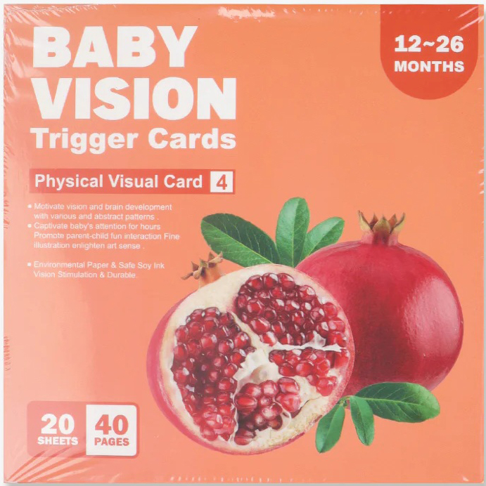 Carduri de stimulare vizuală Smart Baby - 20 buc, 12-36 luni