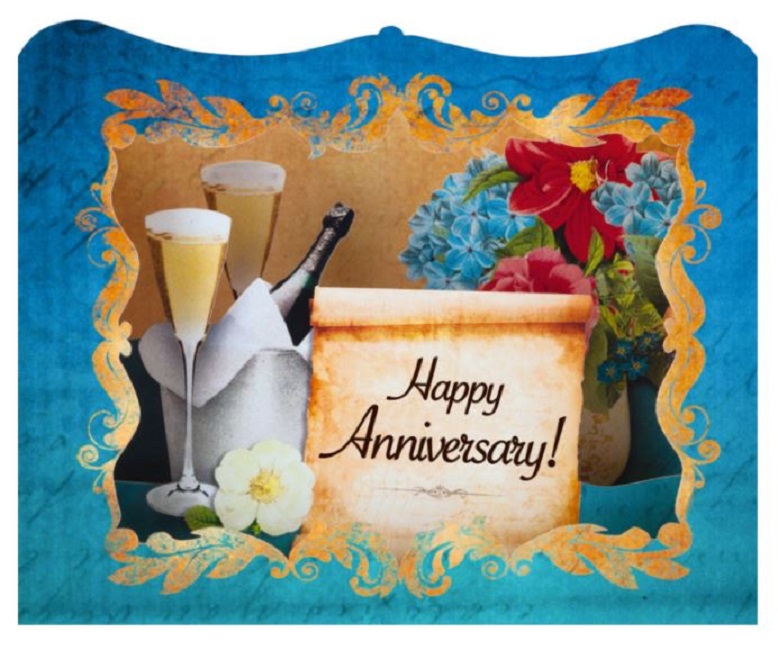 Felicitare Gespaensterwald 3D - Happy Anniversary