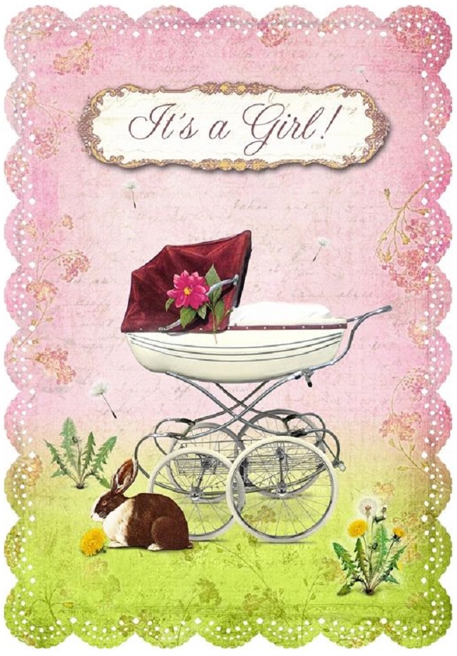 Felicitare Gespaensterwald Romantique - It's a girl