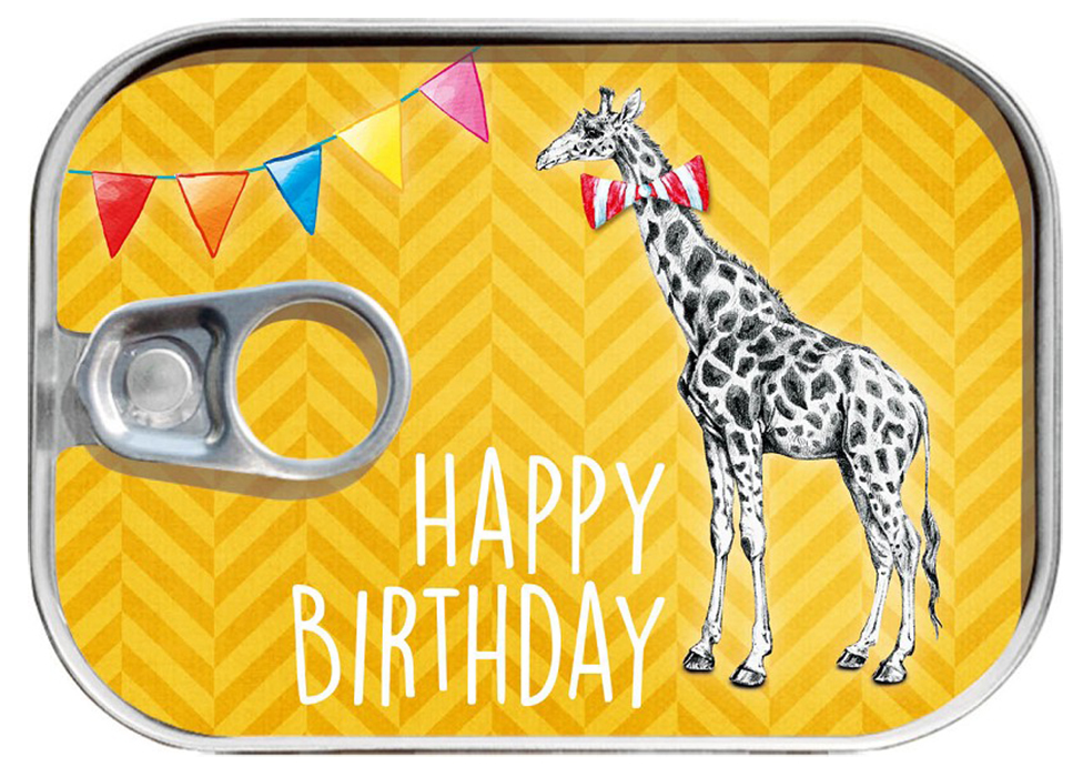 Felicitare in conserva Gespaensterwald - Birthday, girafa