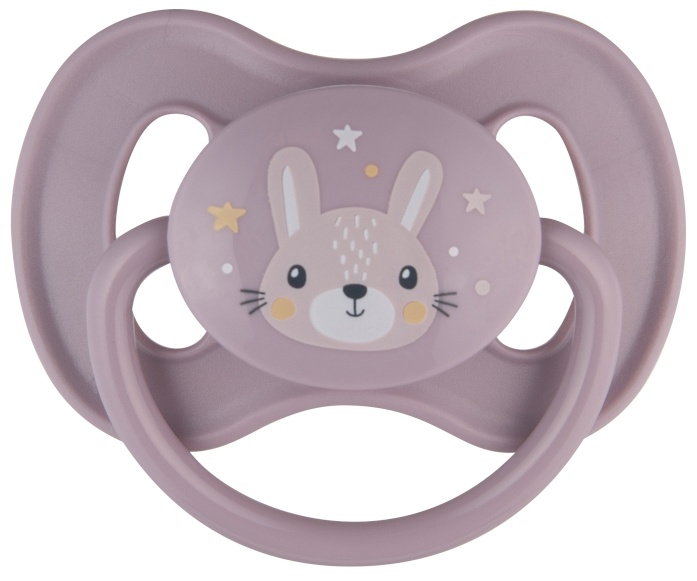 Suzetă din cauciuc Canpol - Animals, 6-18 luni, pentru fată, sortiment