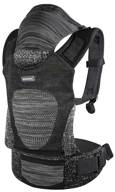 Cangur KikkaBoo - Hoody Fly knit, Black