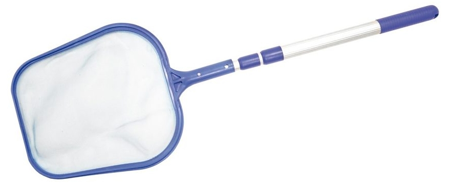 Minciog pentru curățarea piscinei Hecht - Cu mâner telescopic, 130 cm