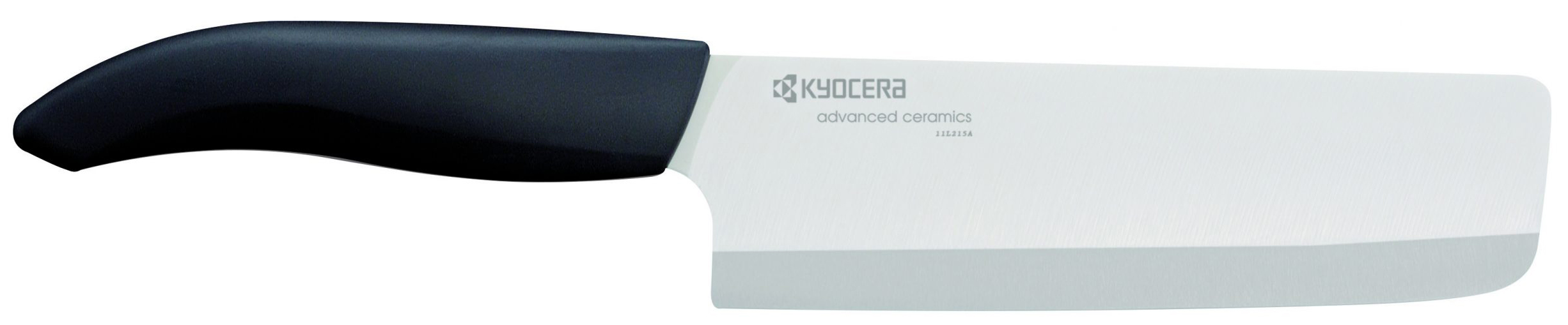 Satâr ceramică KYOCERA  -15 cm, lamă albă,/mâner negru