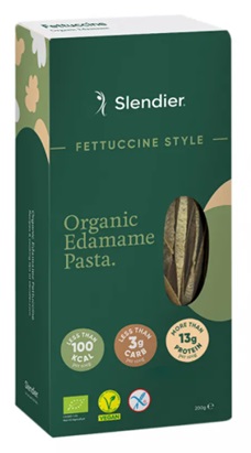 Fettuccine keto cu edamame, organice, 200 g, Slendier