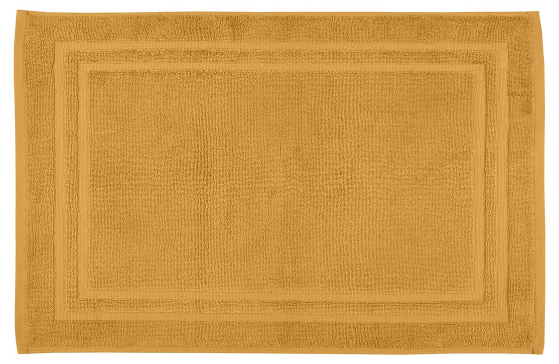 Covoraș de baie Stof - Lyla, 45 x 70 cm, curry