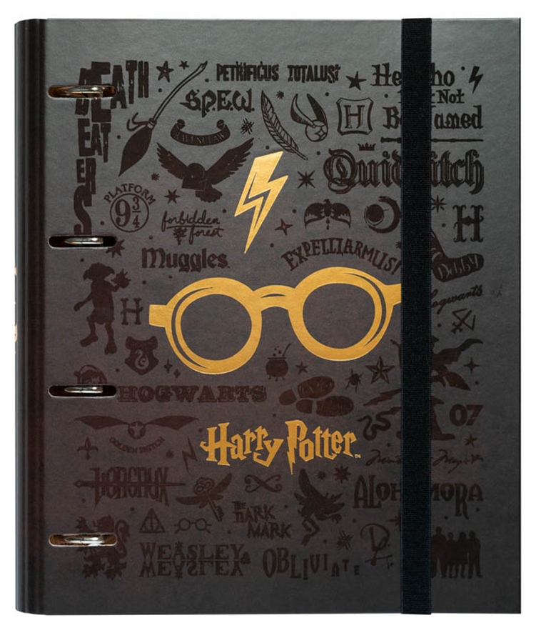Dosar cu 2 inele Grupo Erik Harry Potter – Golden Snitch, A4