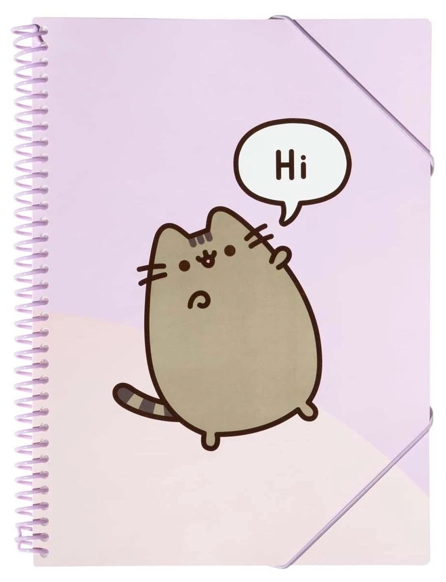 Clasă cu elastic Grupo Erik Pusheen - A4, 30 buzunare