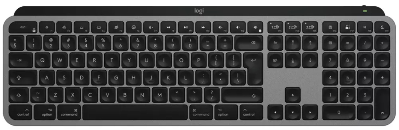 Tastatură  Logitech - MX Keys S for Mac USINTL, wireless, Space Gray